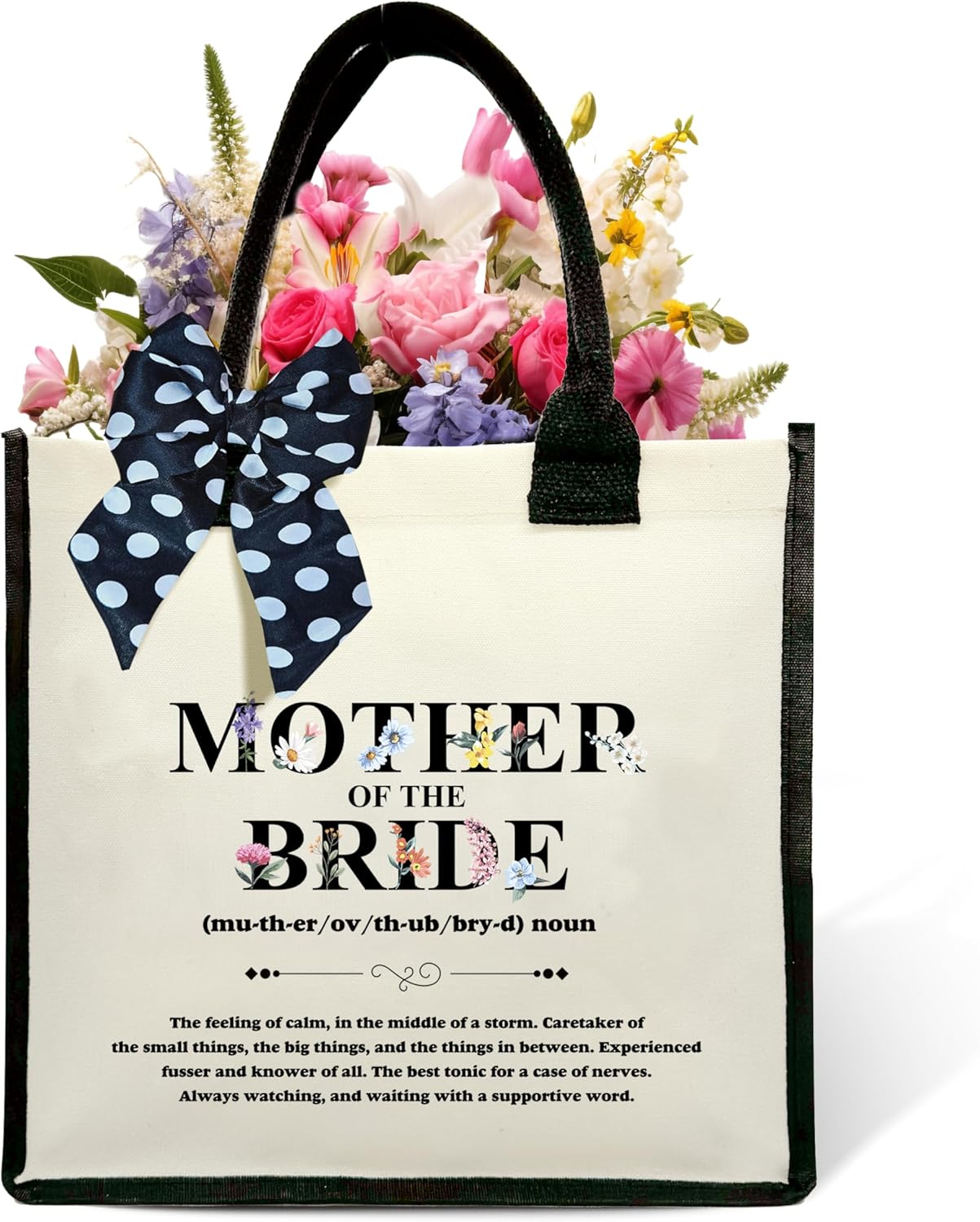 Definition Shoulder Beach Bag - Floral Canvas Tote Bag Gifts