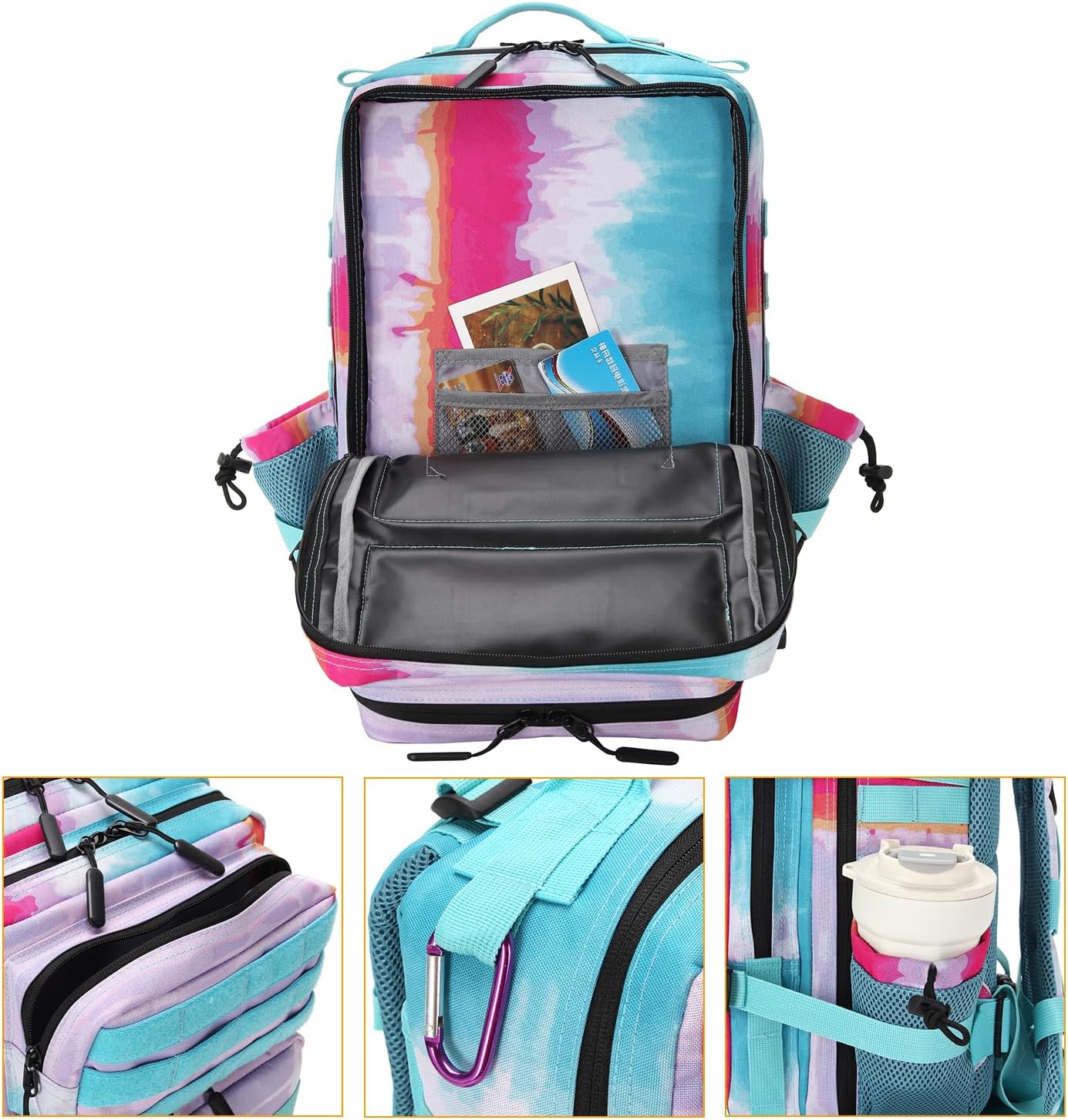 25L Tactical Military Backpack Small Travel Backpack for Men and Women Assault Pack Bug Out Bag