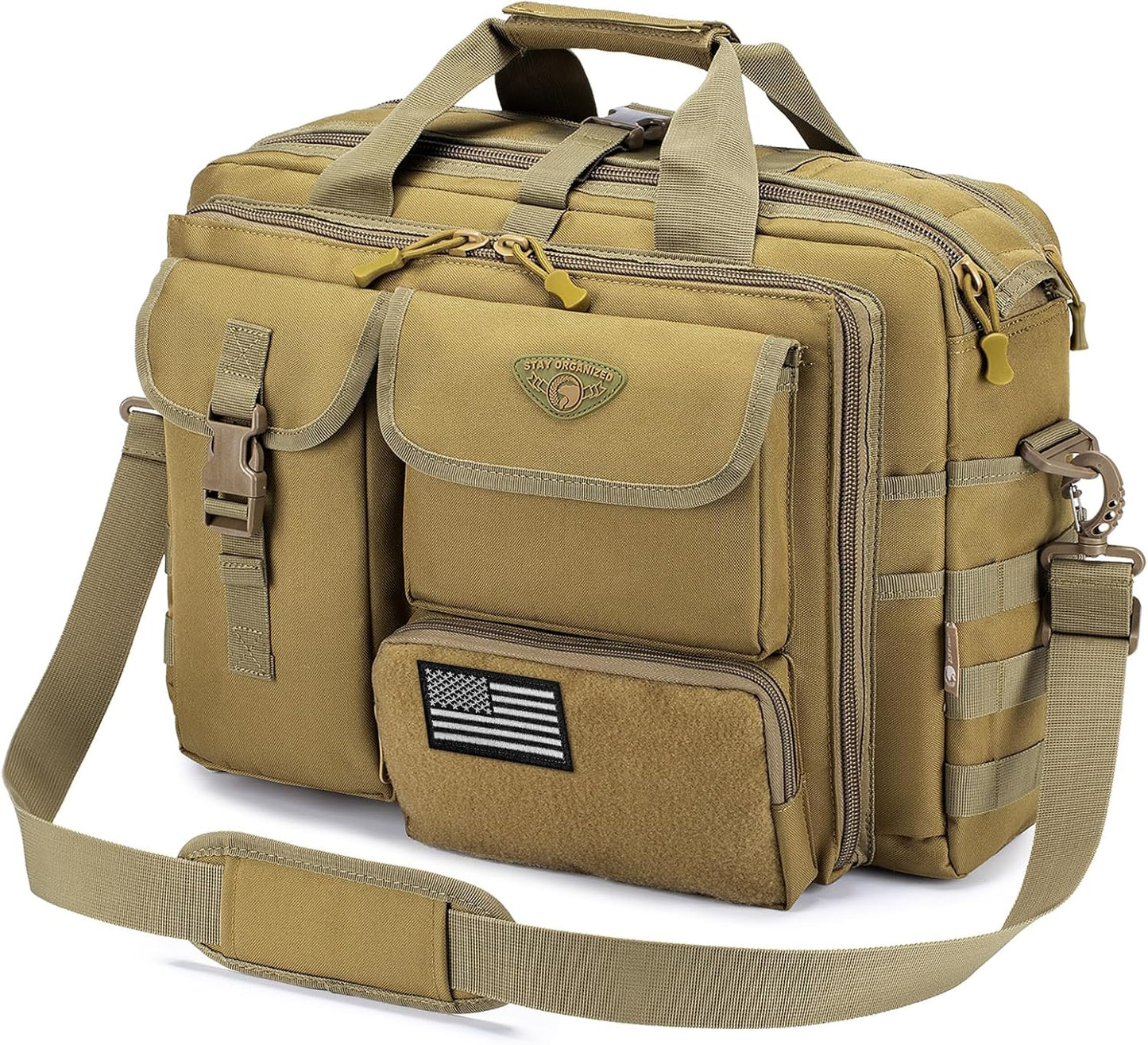 Stypos Tactical Messenger Bag Briefcase for Man Military Laptop Bag 14 Inch/15.6 Inch /17.3 Inch Messenger Shoulder Work Bag