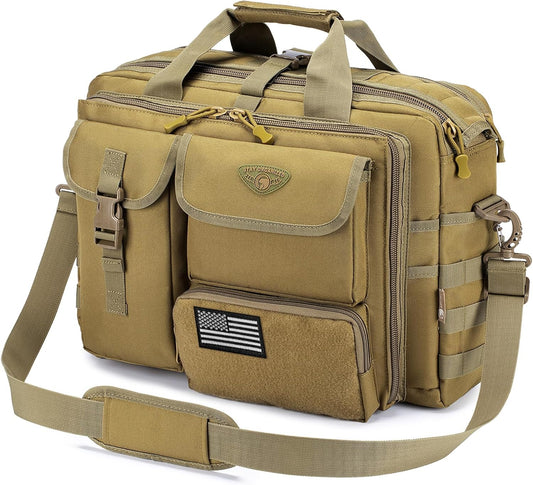 Stypos Tactical Messenger Bag Briefcase for Man Military Laptop Bag 14 Inch/15.6 Inch /17.3 Inch Messenger Shoulder Work Bag