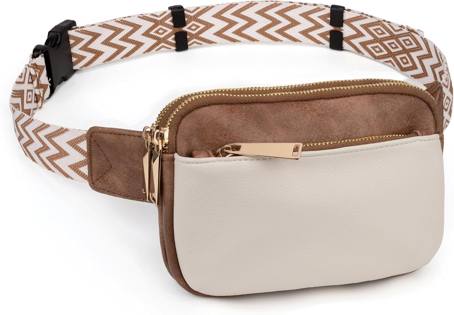 UTO Fanny Pack for Women Crossbody Trendy Fashion Belt Purse Chest Waist Hip Bumbag for Outdoor Shopping Travel Hiking