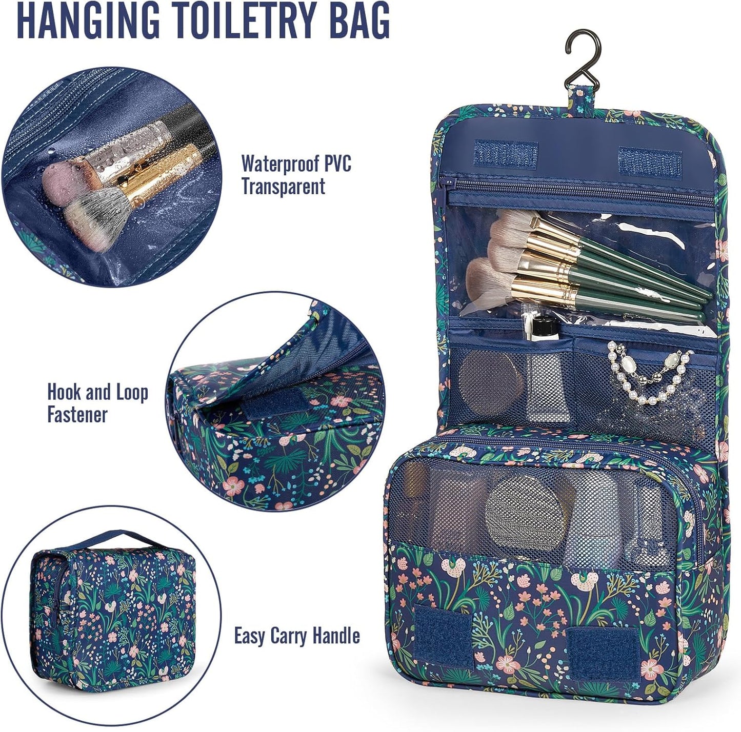 Veken 10 Set Packing Cubes for Travel Essential, Suitcase Organizer Bags in 4 Sizes, Carry-On