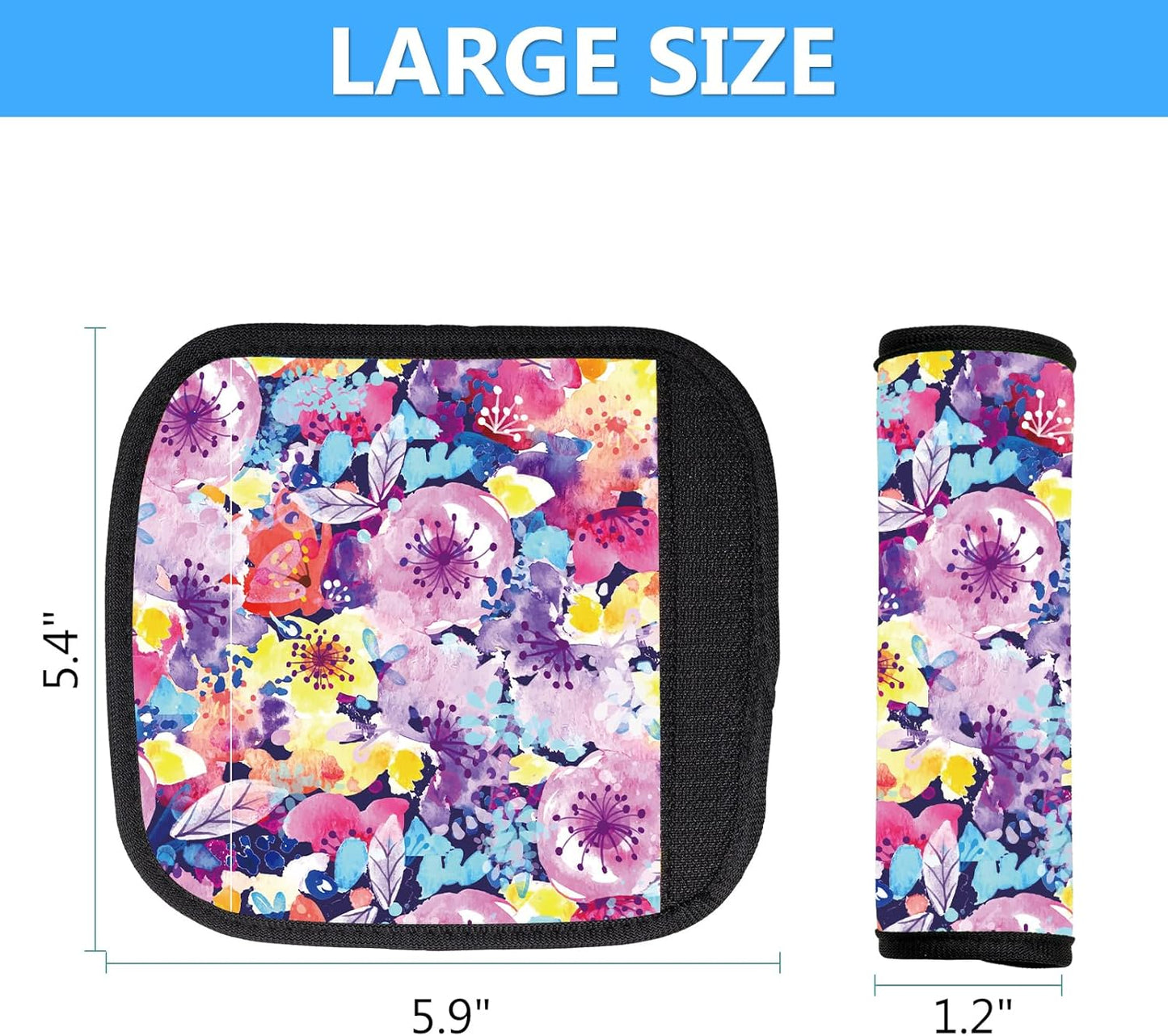Luggage Handle Wraps 3Pcs – Neoprene Bag Handle Wrap for Bogg, Luggage Identifiers for Suitcases