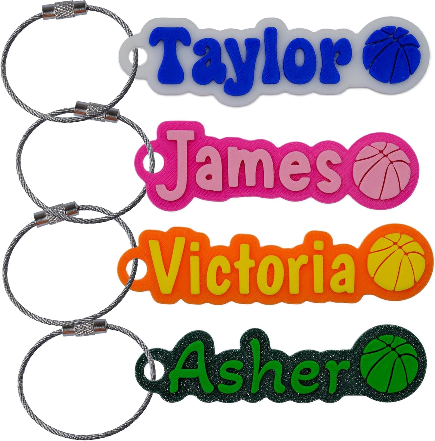 Custom Water Bottle and Bag Name Tag