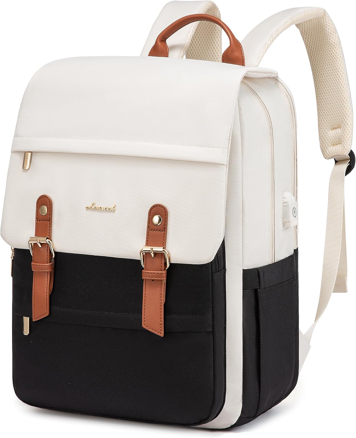 LOVEVOOK Laptop Backpack for Women Vintage Travel Backpack Purse Airline Approved 15.6 Inch Large Computer Backpack Fashion Teacher Nurse Bag for Work Business College