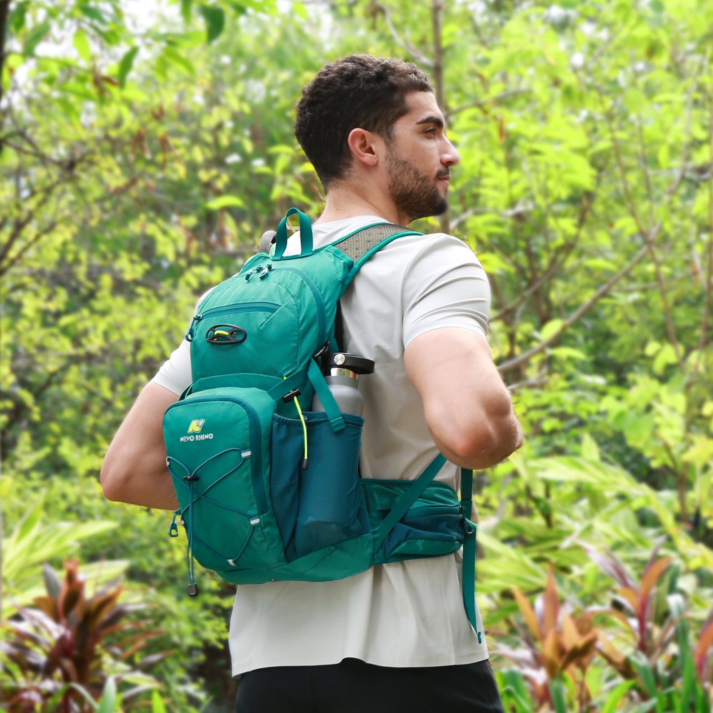 N NEVO RHINO Hydration Backpack, 18L Hiking Backpack with 3L Water Bladder