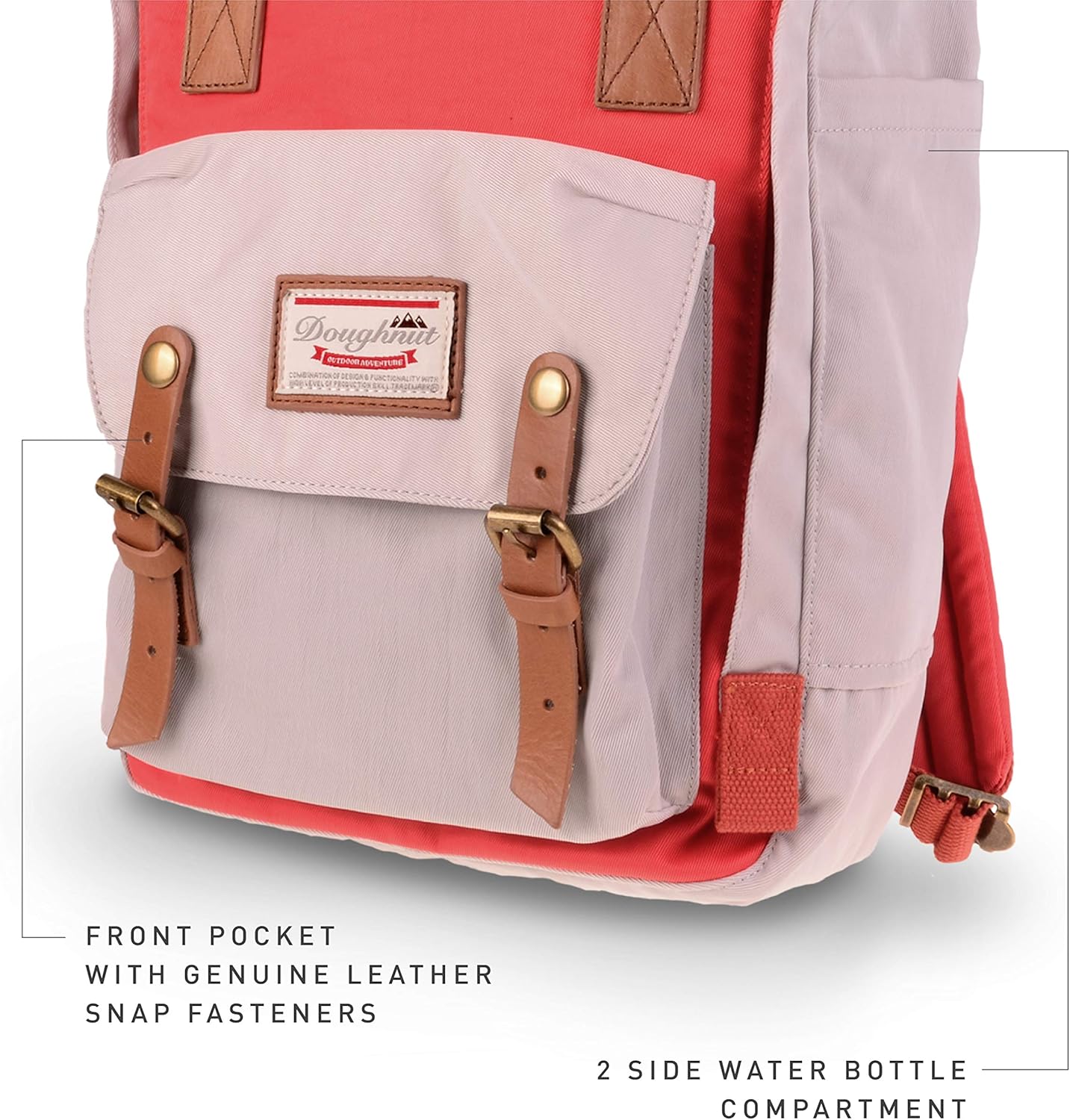 Doughnut Macaroon 16L Travel School Ladies College Girls Lightweight Casual Daypacks Bag Backpack