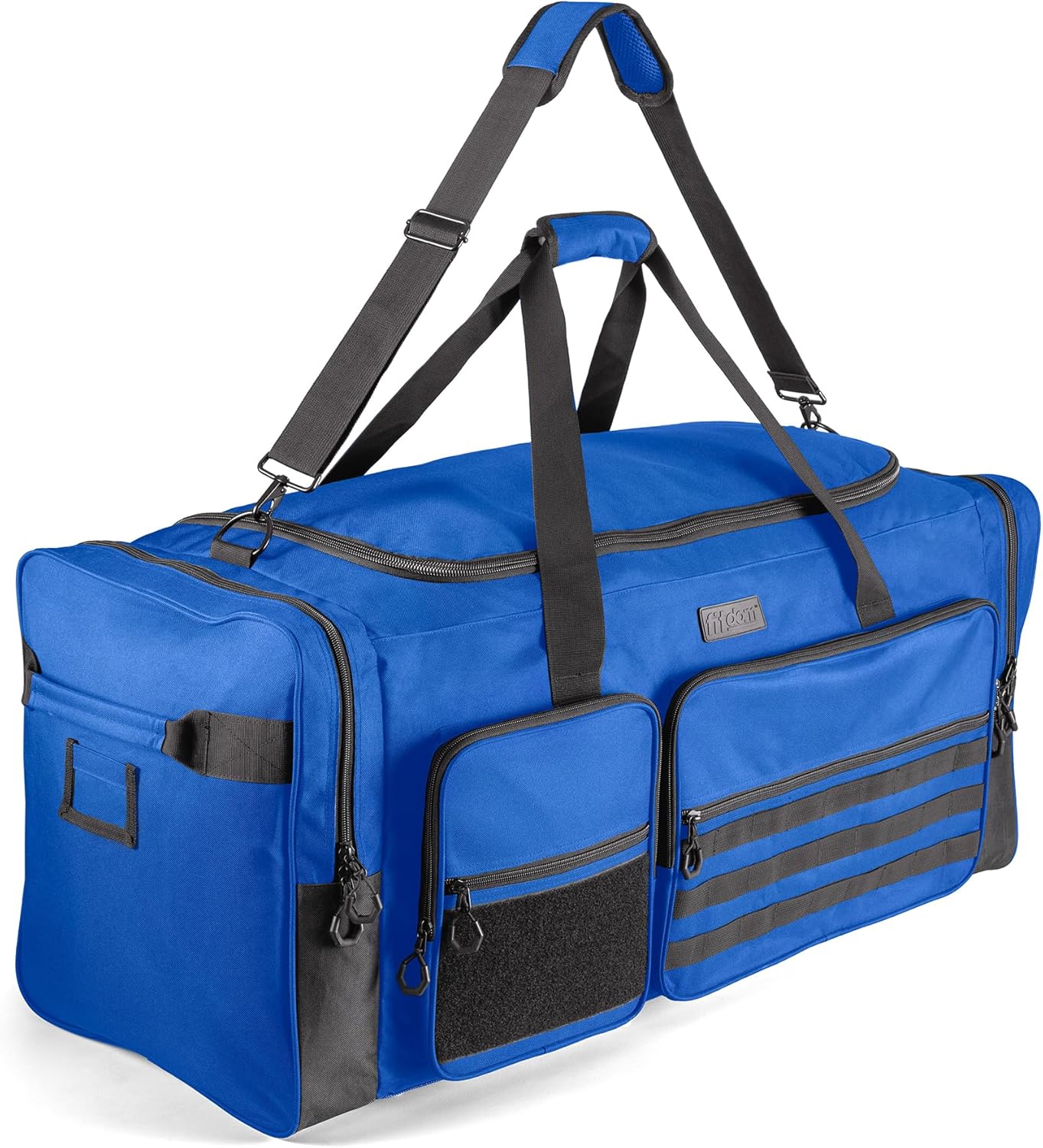 Fitdom 130L 36" Heavy Duty Extra Large Sports Gym Equipment Travel Duffle Bag W/Adjustable Shoulder