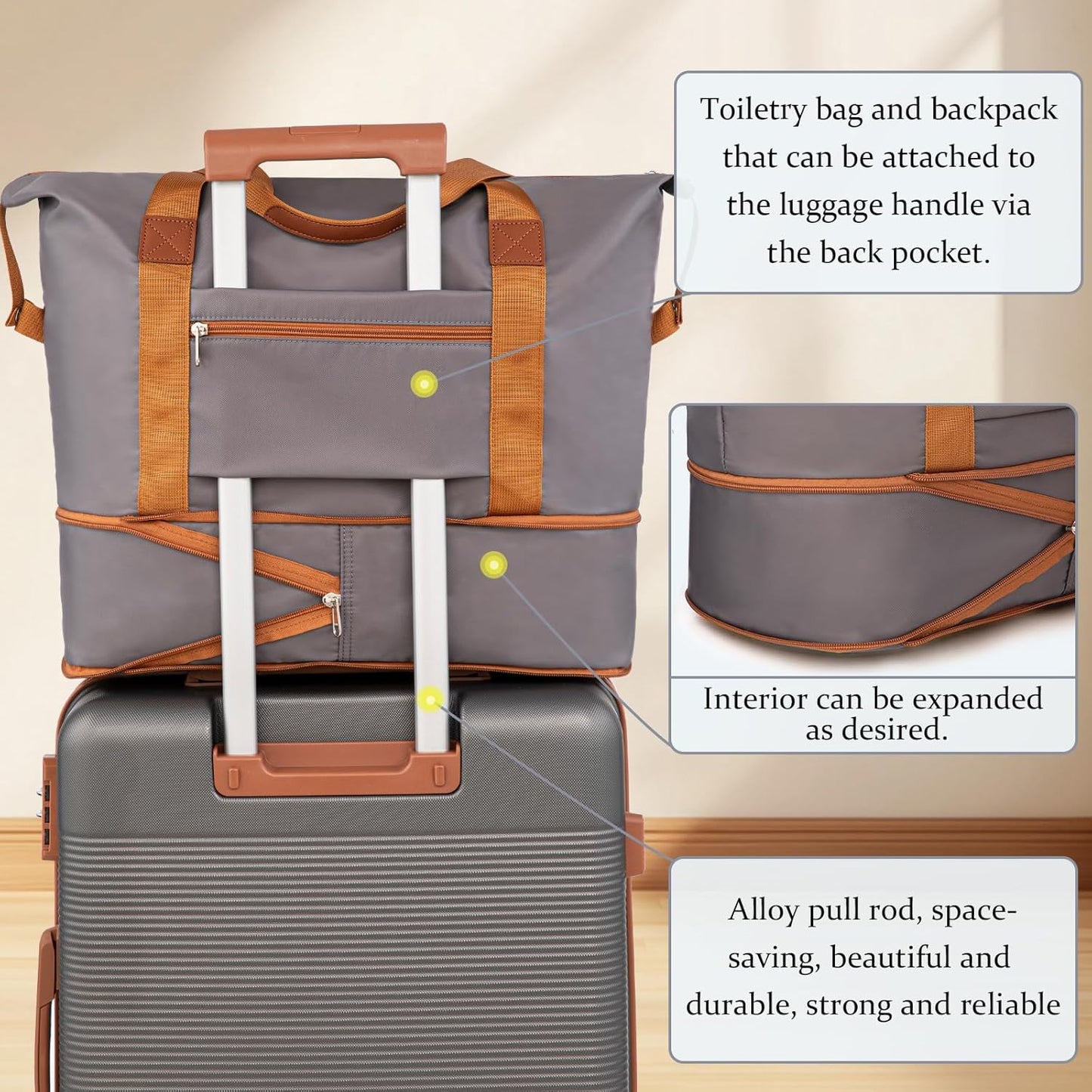 Luggage Sets 5 Piece with Spinner Wheels, Lightweight Hardshell Suitcases Set with Lock for Men and Women, Carry on Luggage Travel Set with Durable ABS Hard Case