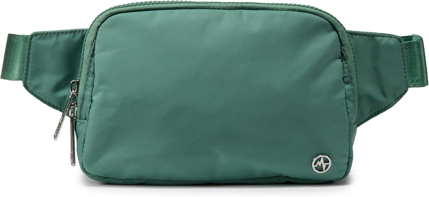 Pander Belt Bag Large 2L, Nylon Fanny Pack Purse for Women and Men with Adjustable Strap