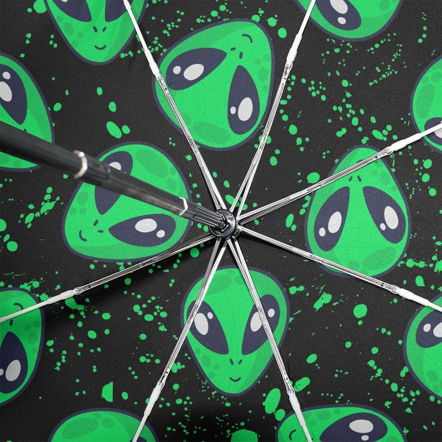Automatic Umbrella One Touch Auto Open and Close Button Compact Travel Umbrella for Women Men Kid