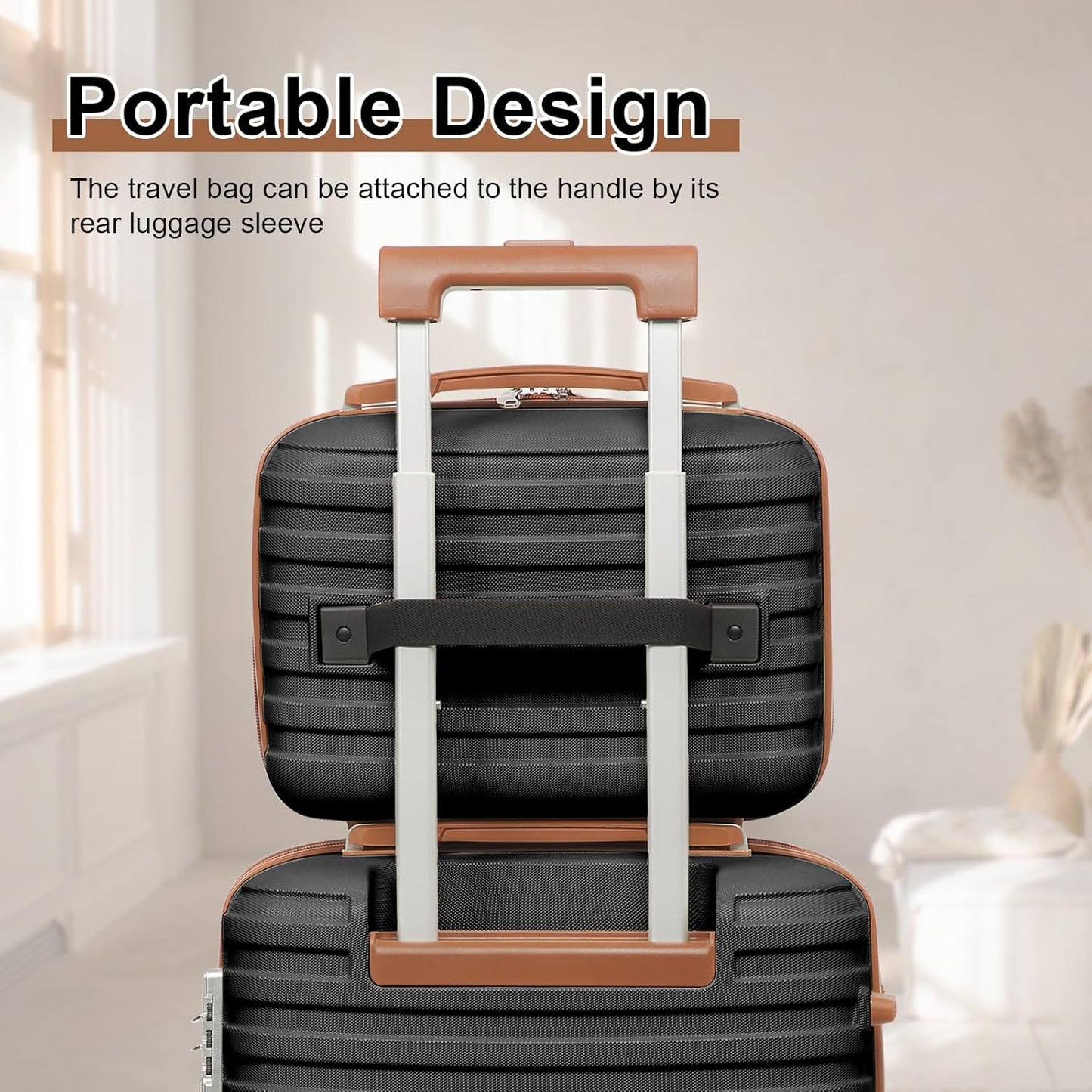 Joyway Carry On Luggage 20 Inch Expandable Suitcase with Spinner Wheel, 4 Piece Hard Shell Luggage