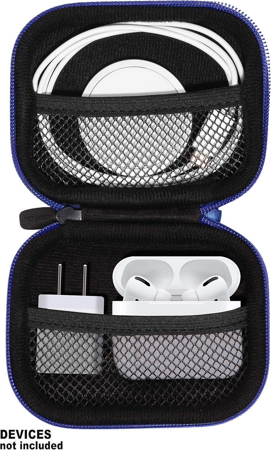 CaseSack All-in-One Case for iPhone MagSafe Charger & Battery Pack, Storage for Accessories/Power Adapter/Charge Cable/Docks, Compatible with AirPods 4/ Pro 3/2/ 1