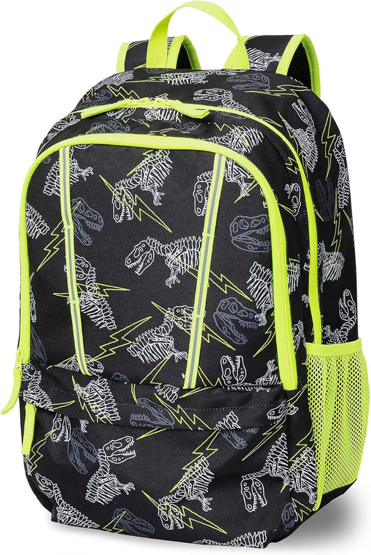 Lands' End Kids' ClassMate Backpack Flash Dinos Large
