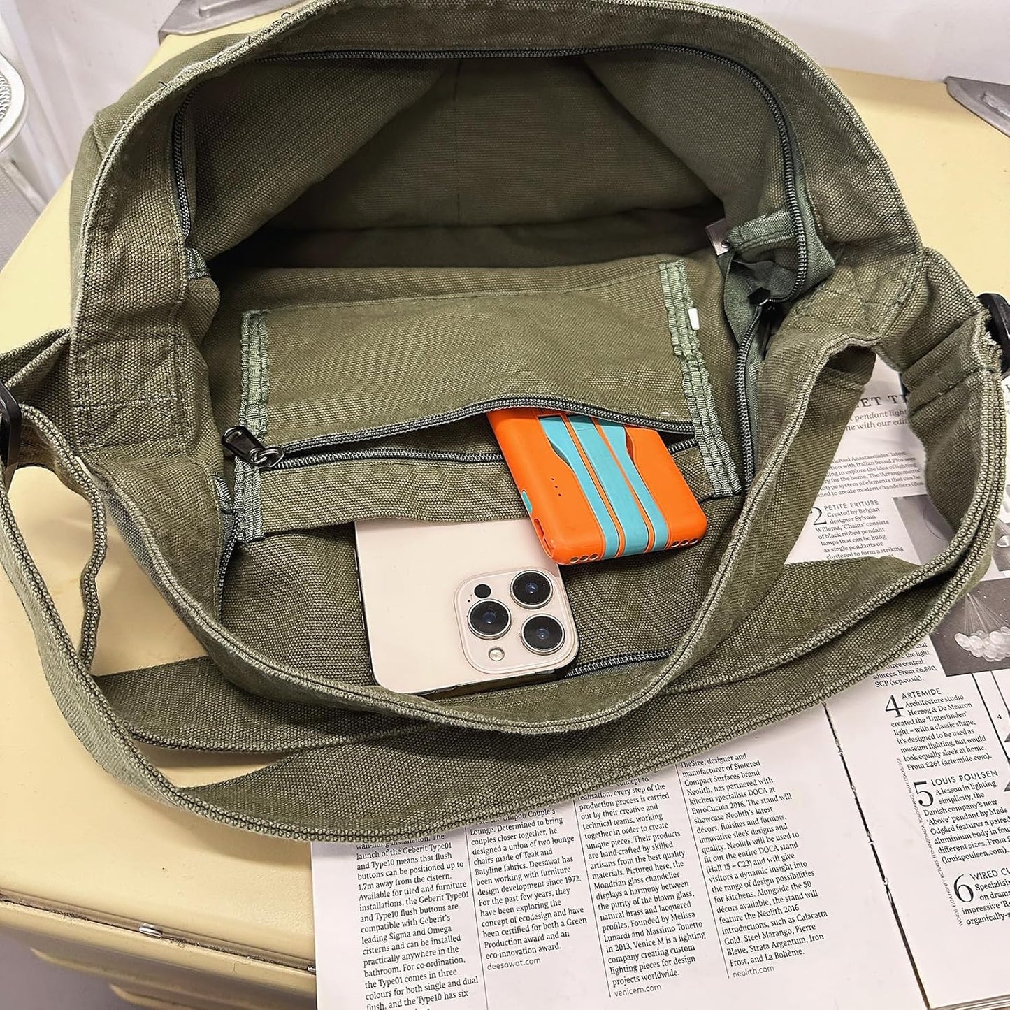Canvas Messenger Bags for Women Crossbody Bag for School Hobo Men Cute Large Shoulder Lightweight Tote