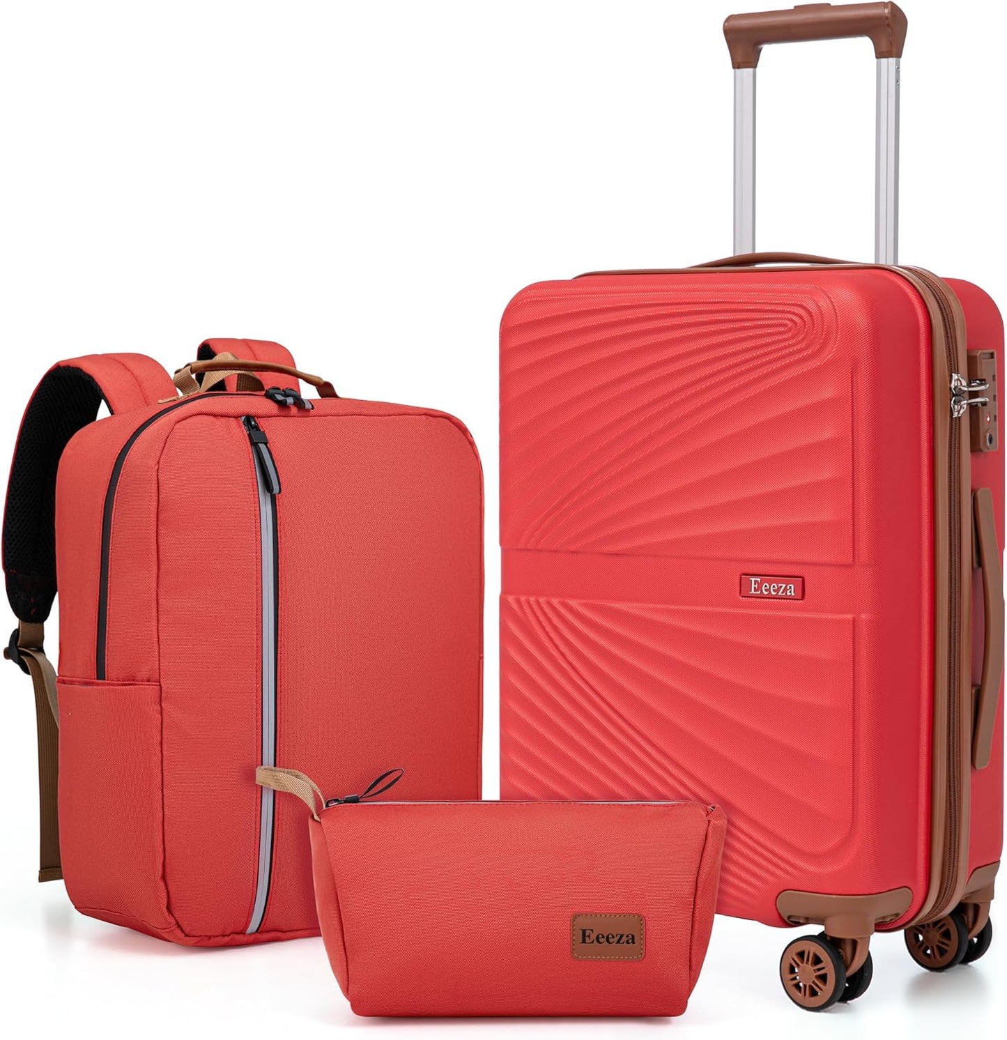 Luggage Sets 3 Piece, Suitcases with Wheels, ABS Hard Case Luggage with TSA Lock Spinner Wheels, Carry On Luggage Set (20inch)