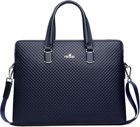 FSD.WG]Business Bag Leather Briefcase Shoulder Laptop Business Bag for Men