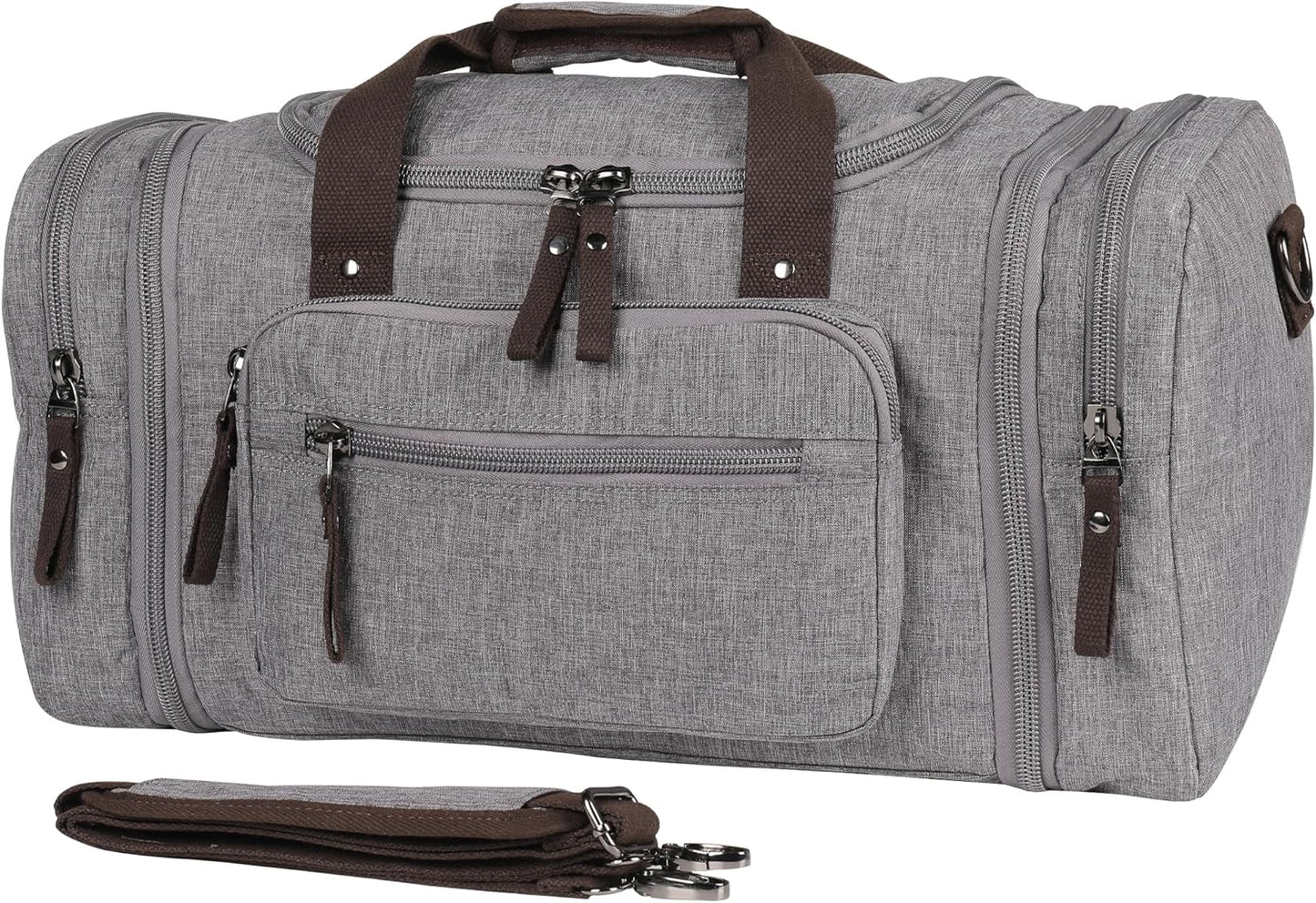 Duffle Bag for Travel 20–23” Expandable (40L) – Lightweight Water-Resistant Carry On Weekender with Multiple Pockets & Shoulder Strap – Airline Approved Travel Duffel Bags for Men & Women