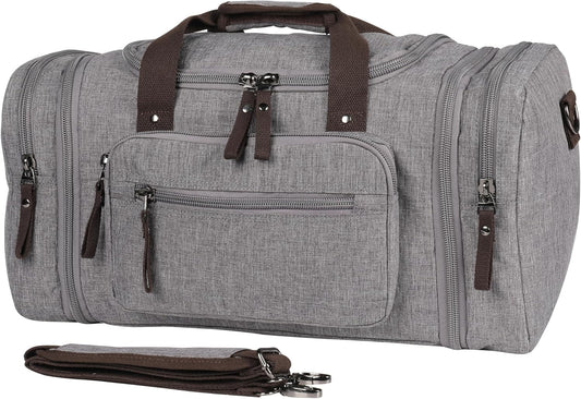 Duffle Bag for Travel 20–23” Expandable (40L) – Lightweight Water-Resistant Carry On Weekender with Multiple Pockets & Shoulder Strap – Airline Approved Travel Duffel Bags for Men & Women