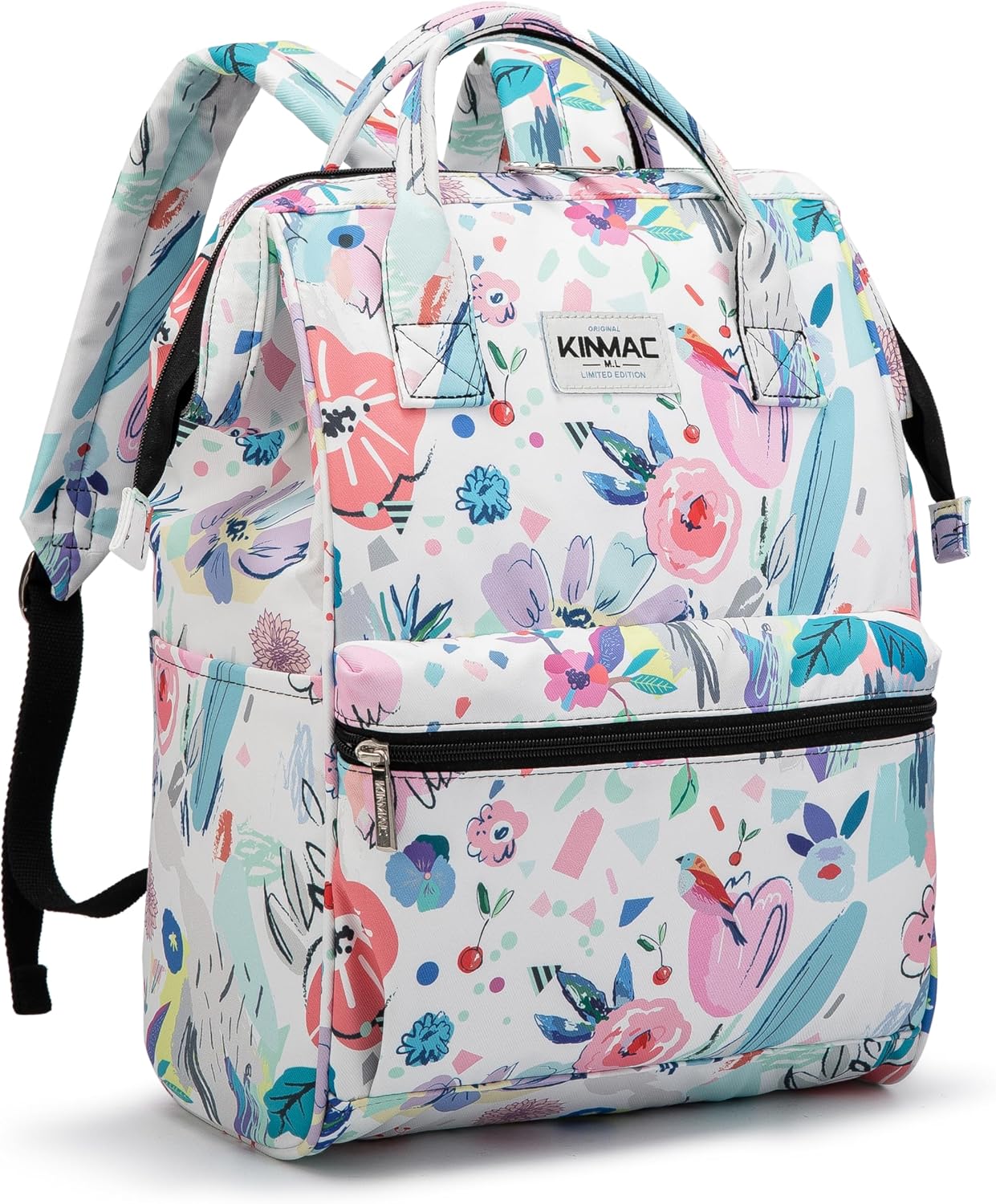 Kinmac Laptop Backpack for Women and Men, Large Capacity Travel Backpack for 15.6 inch Laptop