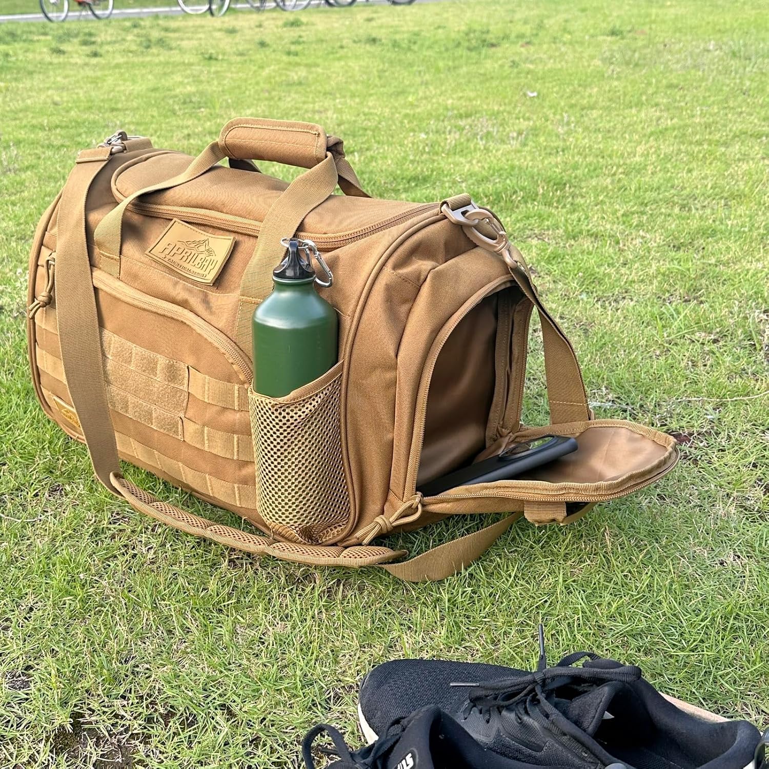 APRlLBAY Gym Bag Large Size 43L Training Bag Traveling With Luggage Strap Equipment Bag Tactical