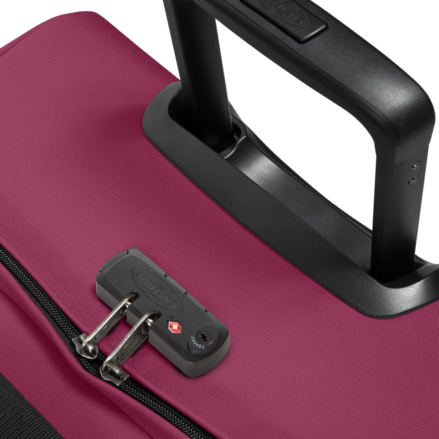 EASTPAK Tranverz M – 78L Large Wheeled Luggage with Dual Compartments, TSA Lock, Compression Straps & Smooth-Wheeling System, Wine Burgundy