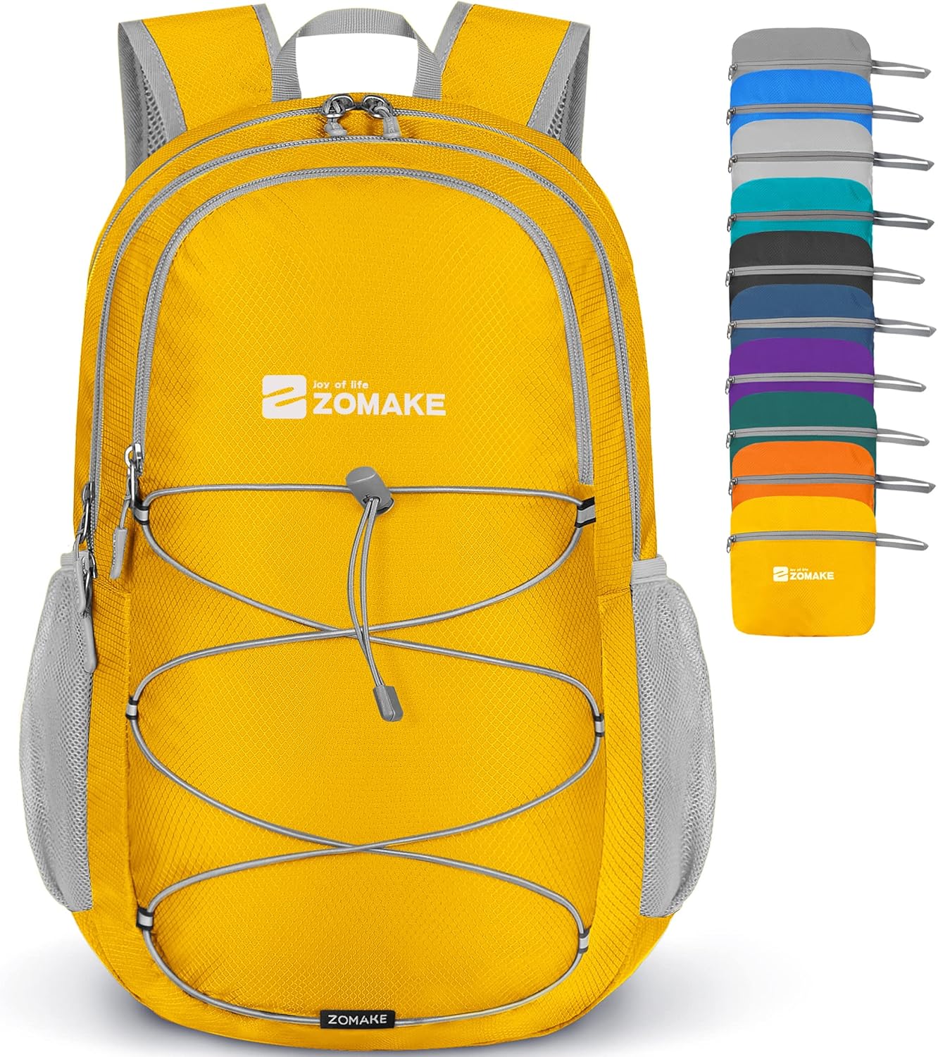 ZOMAKE Lightweight Packable Backpack 28L, Foldable Backpacks Water Resistant Collapsible Day Bag Light Daypack for Hiking