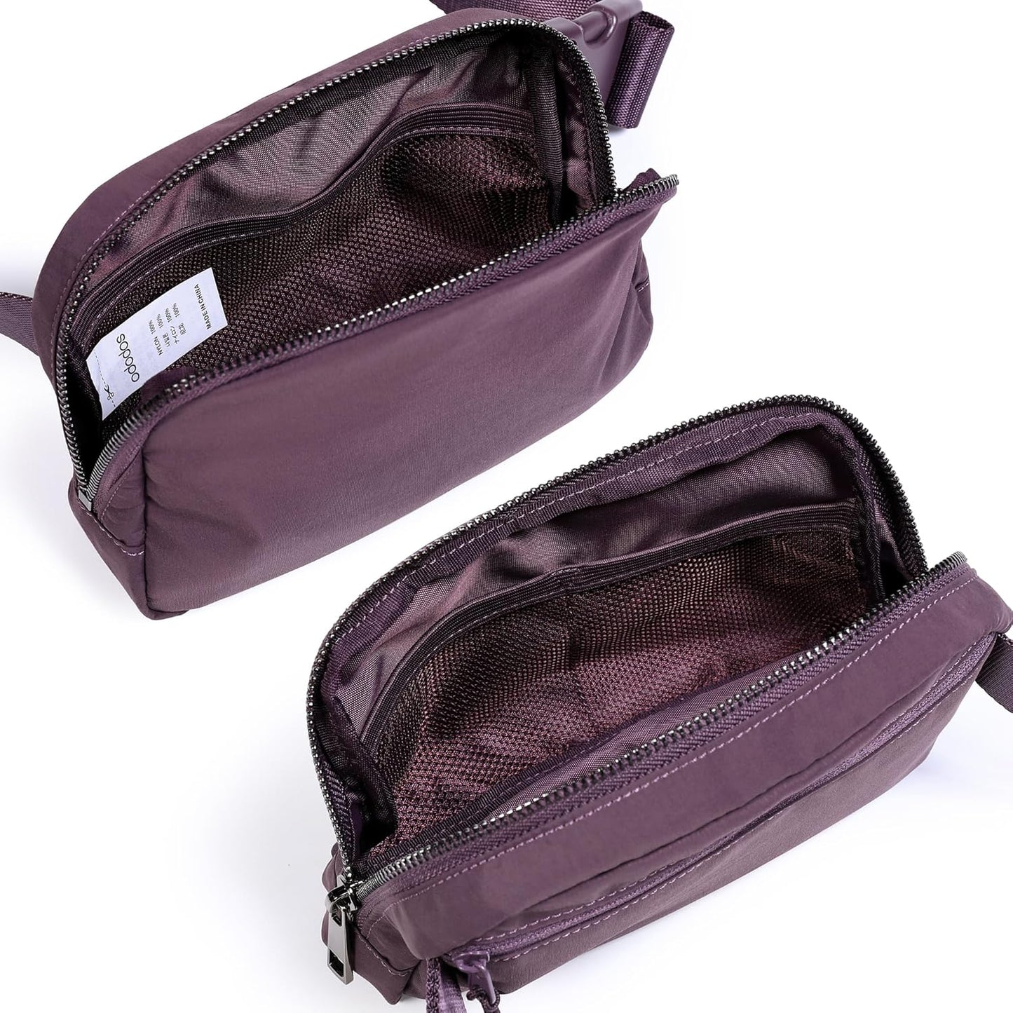 ODODOS Unisex Mini Belt Bag with Adjustable Strap Small Fanny Pack for Workout Running Traveling