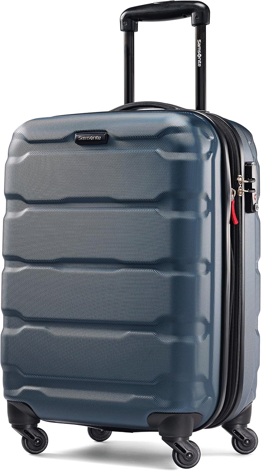 Samsonite Omni PC Hardside Expandable Luggage with Spinner Wheels, Teal, 2-Piece Set (20/28)