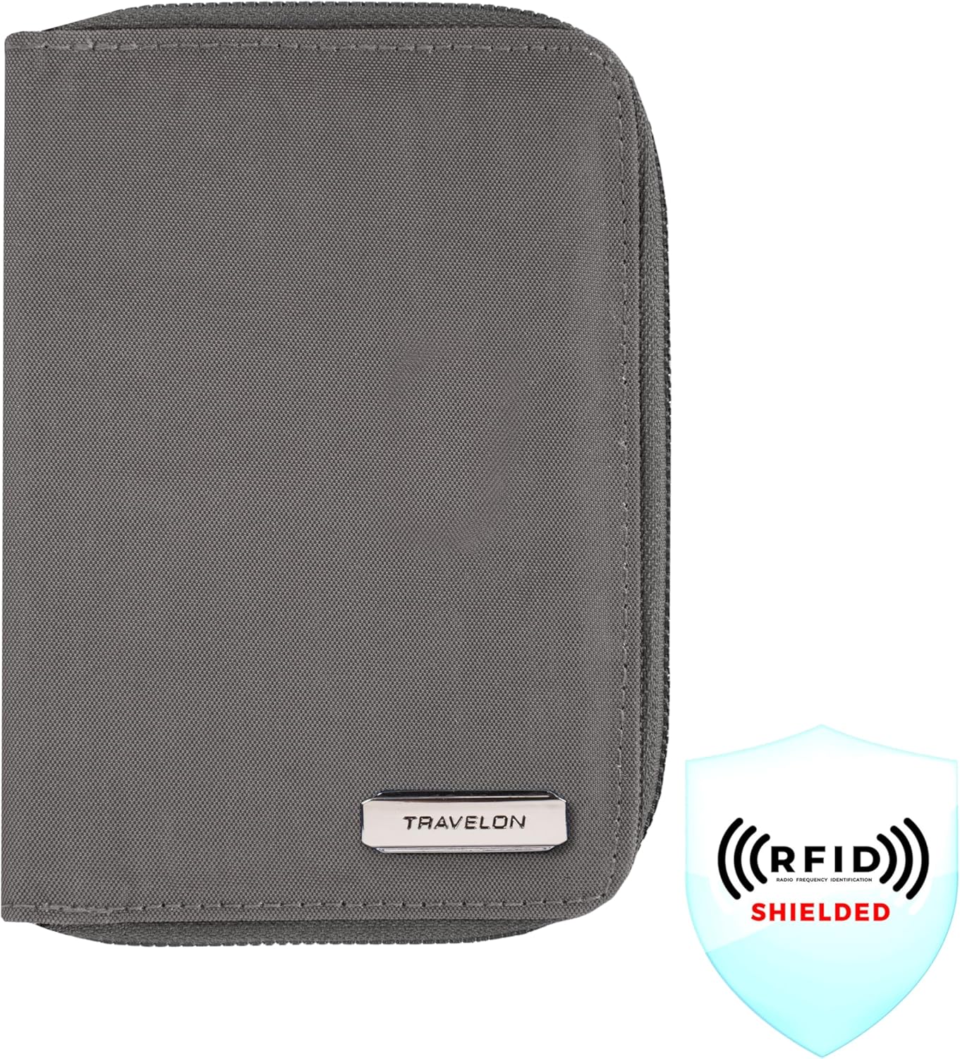 Travelon RFID Blocking Passport Zip Wallet