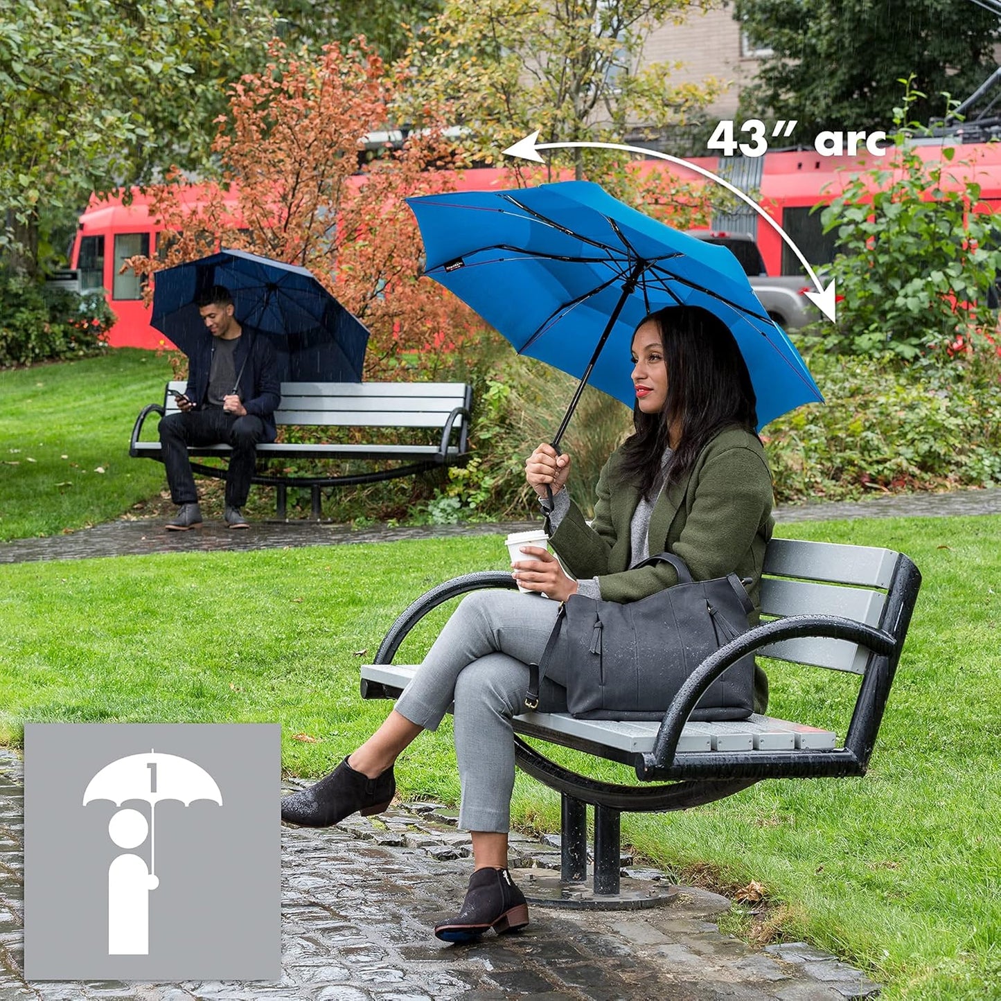 ShedRain Compact Folding Umbrella