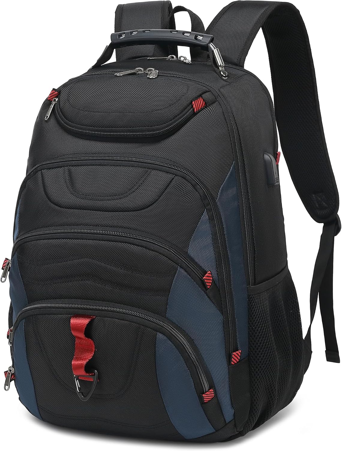 Boavan Laptop Backpack for men, 17.3 inch Laptop Bag with USB Port, Waterproof Travel Work Backpack