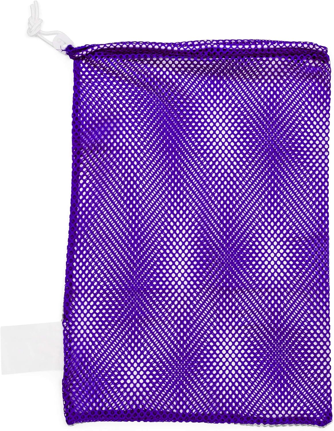 Champion Sports Mesh Equipment Bag – Heavy-Duty Nylon Drawstring Bag with Lock & ID Tag, Breathable