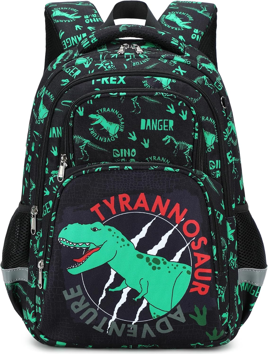 abshoo Cute Dinosaur School Backpack For Boys Elementary Kindergarten Kids School Bag (Dinosaur Black A)