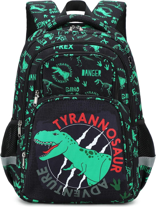 abshoo Cute Dinosaur School Backpack For Boys Elementary Kindergarten Kids School Bag (Dinosaur Black A)