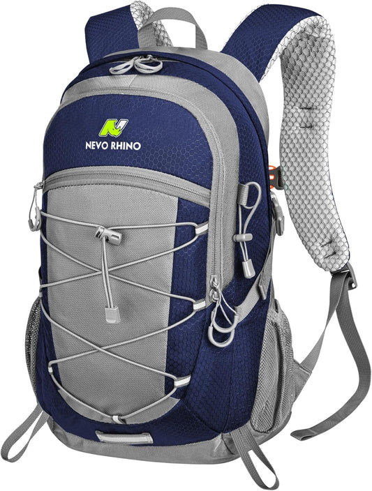 N NEVO RHINO Hiking Backpack 20L Water Resistant Outdoor Day Pack,Lightweight Travel Small Backpack for Men Women