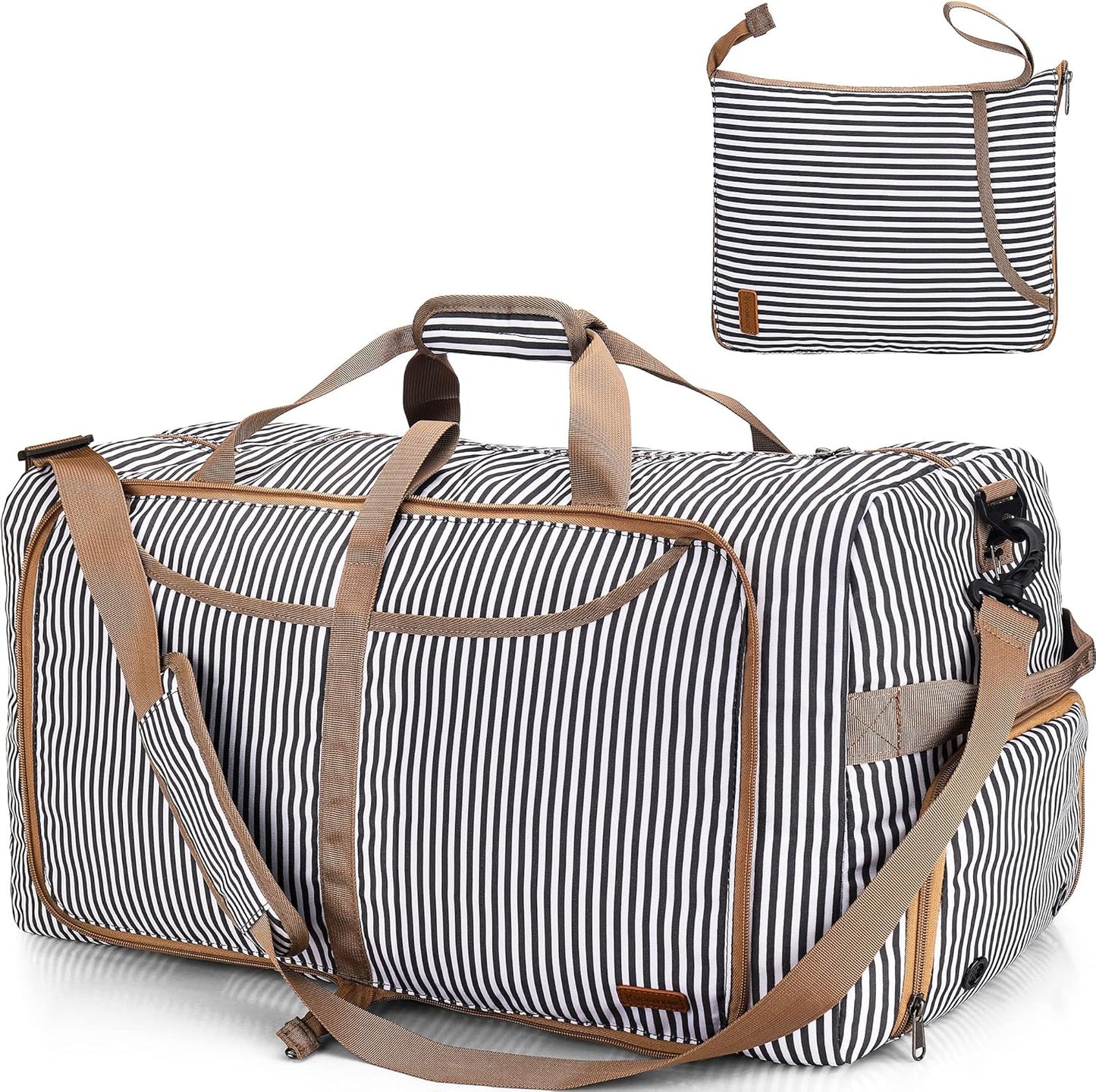 80L Duffle Bag for Travel, Large Foldable Waterproof Travel Duffel Bags Weekender Overnight Bag for
