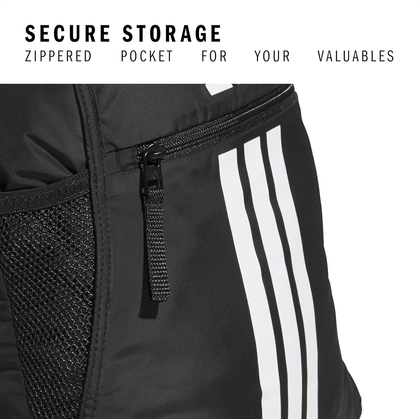 adidas Alliance Sackpack – Drawstring Backpack Small Bag for Men and Women