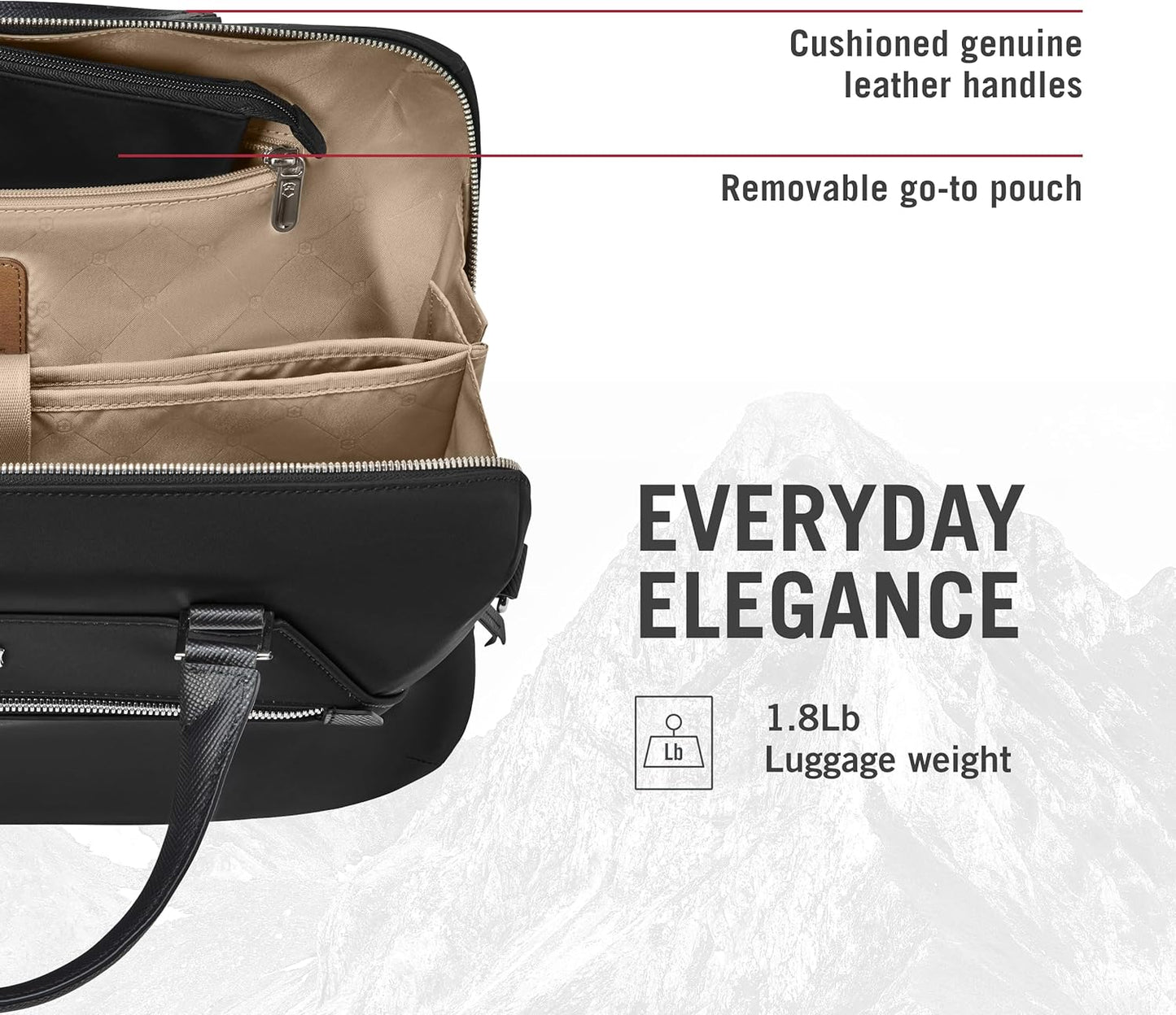 Victorinox Victoria Signature Briefcase - Women's Professional Computer Bag to Hold Laptop & Tablet - Includes Clutch and Detachable Shoulder Strap - 13 Liters, Black