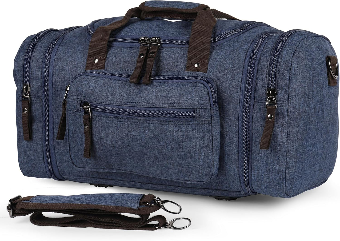 Duffle Bag for Travel 20–23” Expandable (40L) – Lightweight Water-Resistant Carry On Weekender with Multiple Pockets & Shoulder Strap – Airline Approved Travel Duffel Bags for Men & Women