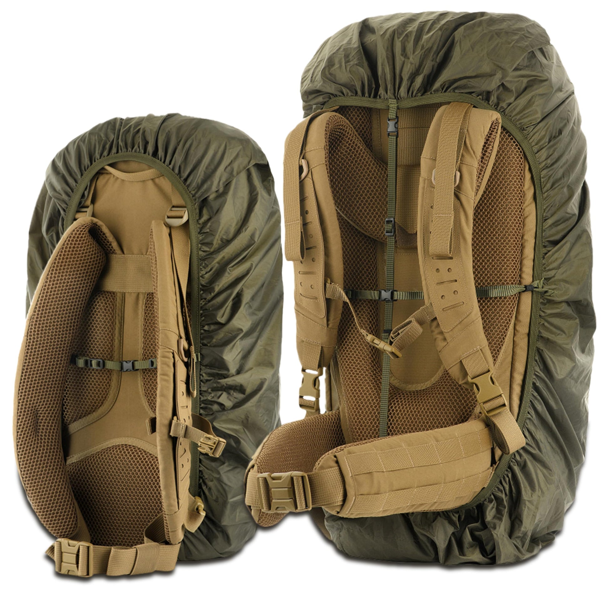M-Tac Backpack Rain Cover Waterproof - Bag Rain Cover 50-60L - for Hiking Travel Camping Military