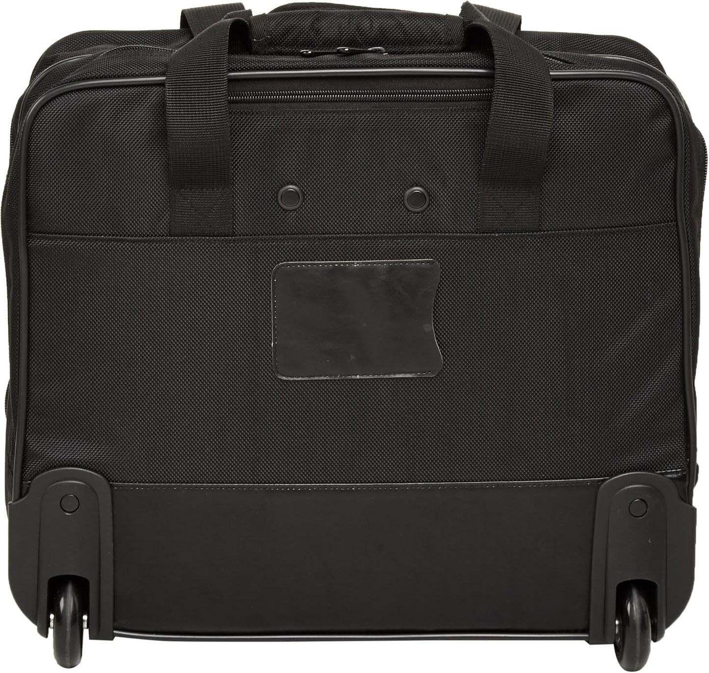 Amazon Basics Rolling Laptop Case, 15.6 in, Black