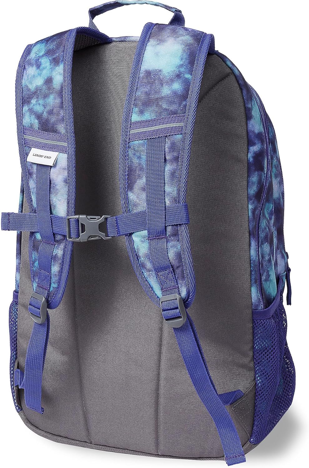 Lands' End Kids' ClassMate XL Backpack Plum Mystery Galaxy X-Large