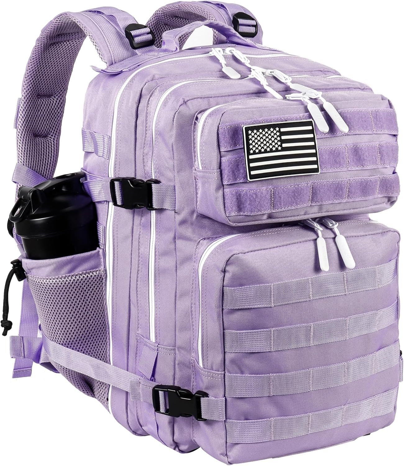 LHI Tactical Military Backpack for Men and Women 25L/35L Army Assault Pack Bag Small Rucksack with Bottle Holder