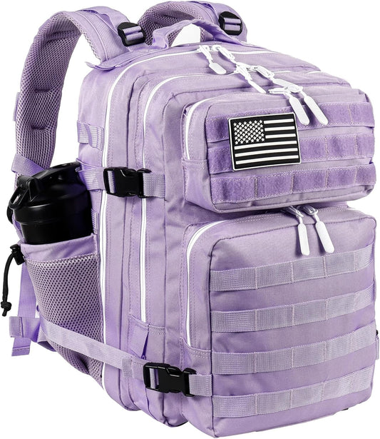 LHI Tactical Military Backpack for Men and Women 25L/35L Army Assault Pack Bag Small Rucksack with Bottle Holder