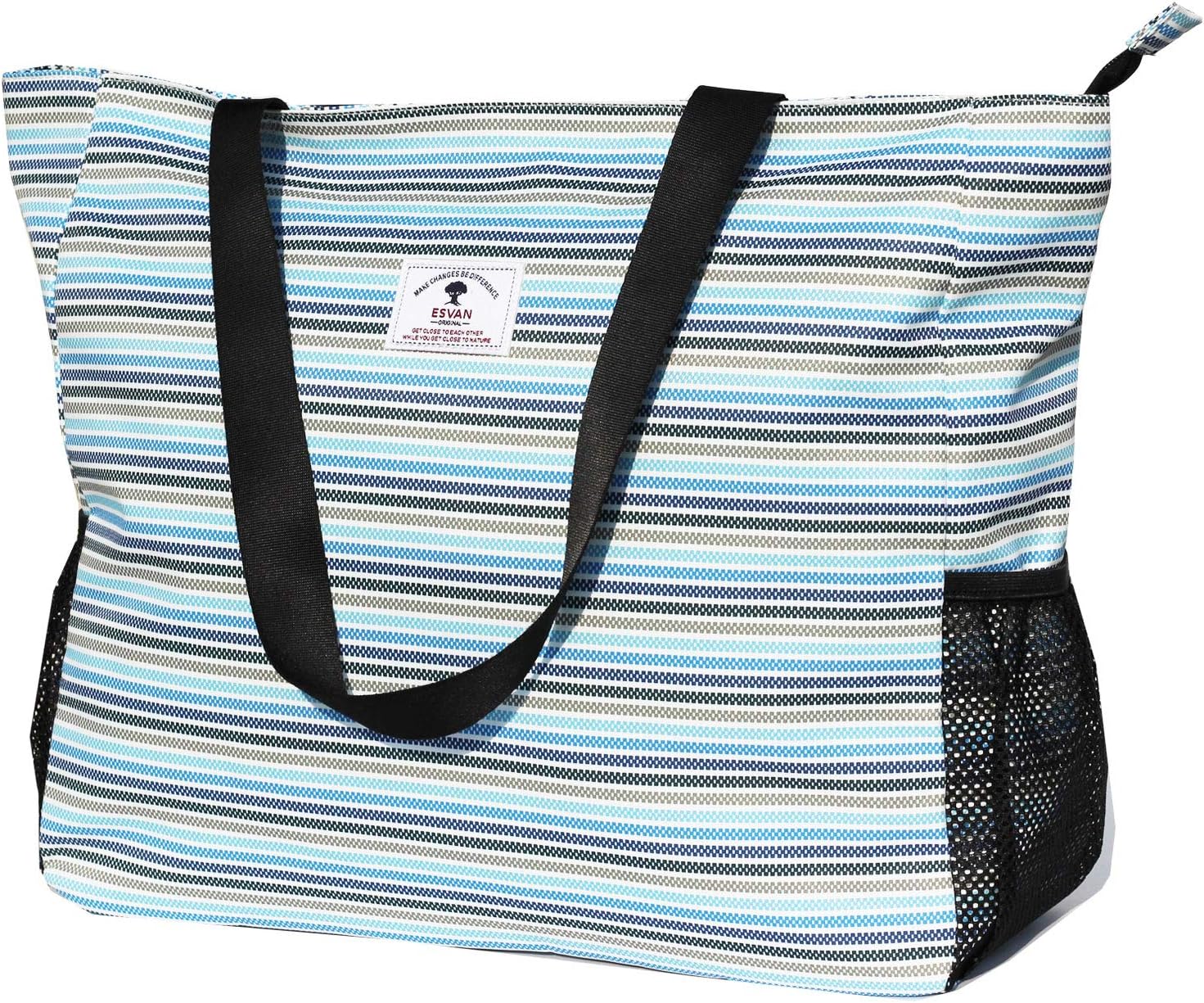 LARGE BEACH BAG Water Resistant Lightweight 20 inch Women Oversize Tote Bag for Gym Beach Travel
