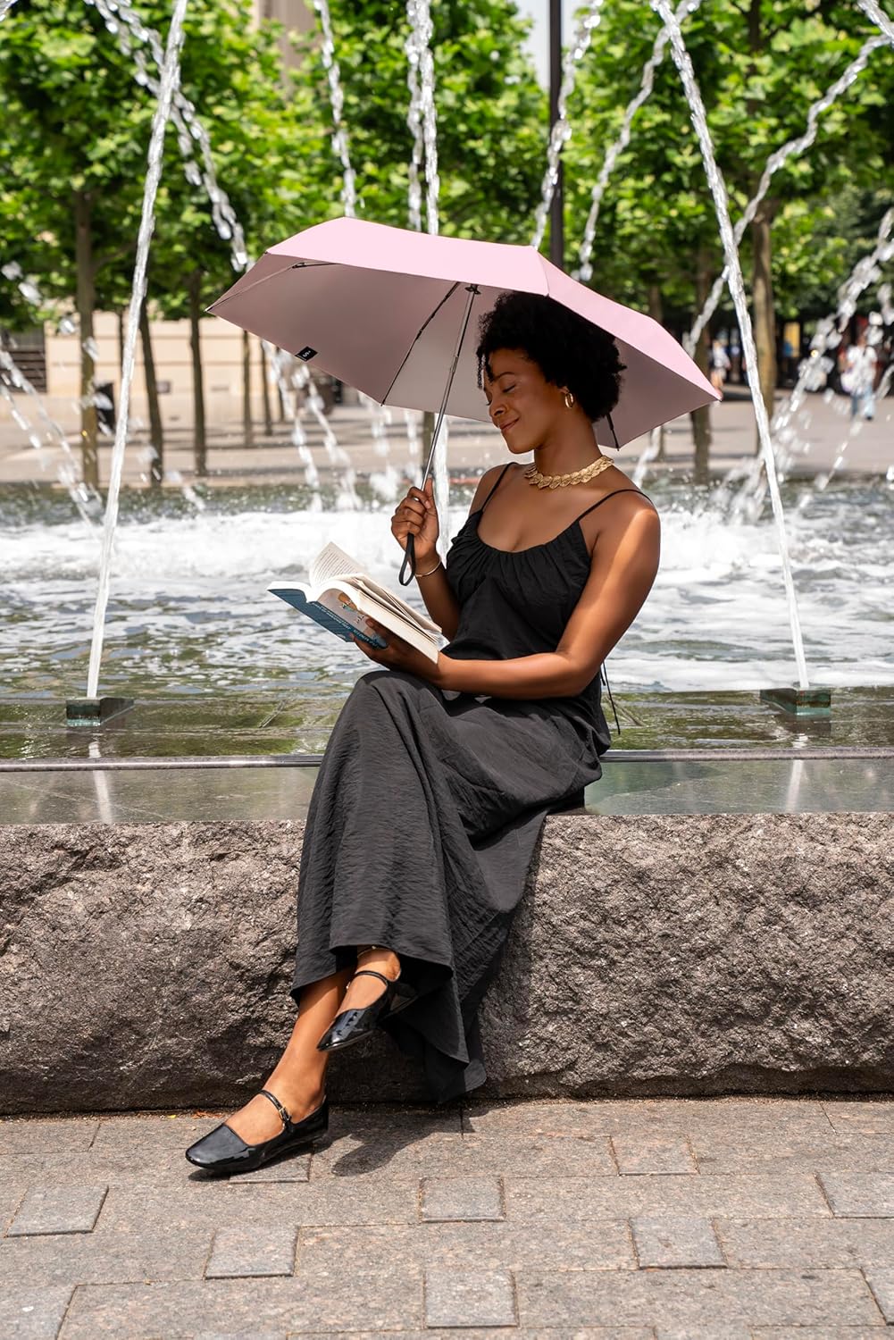 ShedRain Super-Slim Compact Umbrella with Rainbounce Water-Repellent Fabric