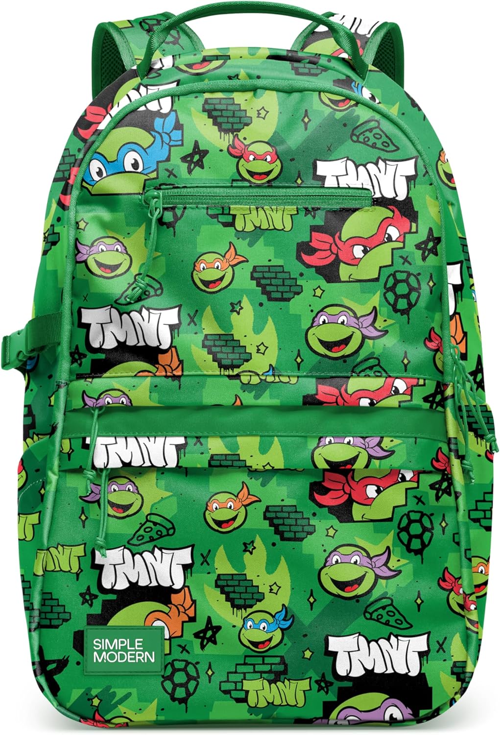 Simple Modern Teenage Mutant Ninja Turtles Ellis Backpack for School | Medium 20L Elementary Middle and High School Bookbag for Kids and Teens | Girls and Boys | TMNT Graffiti