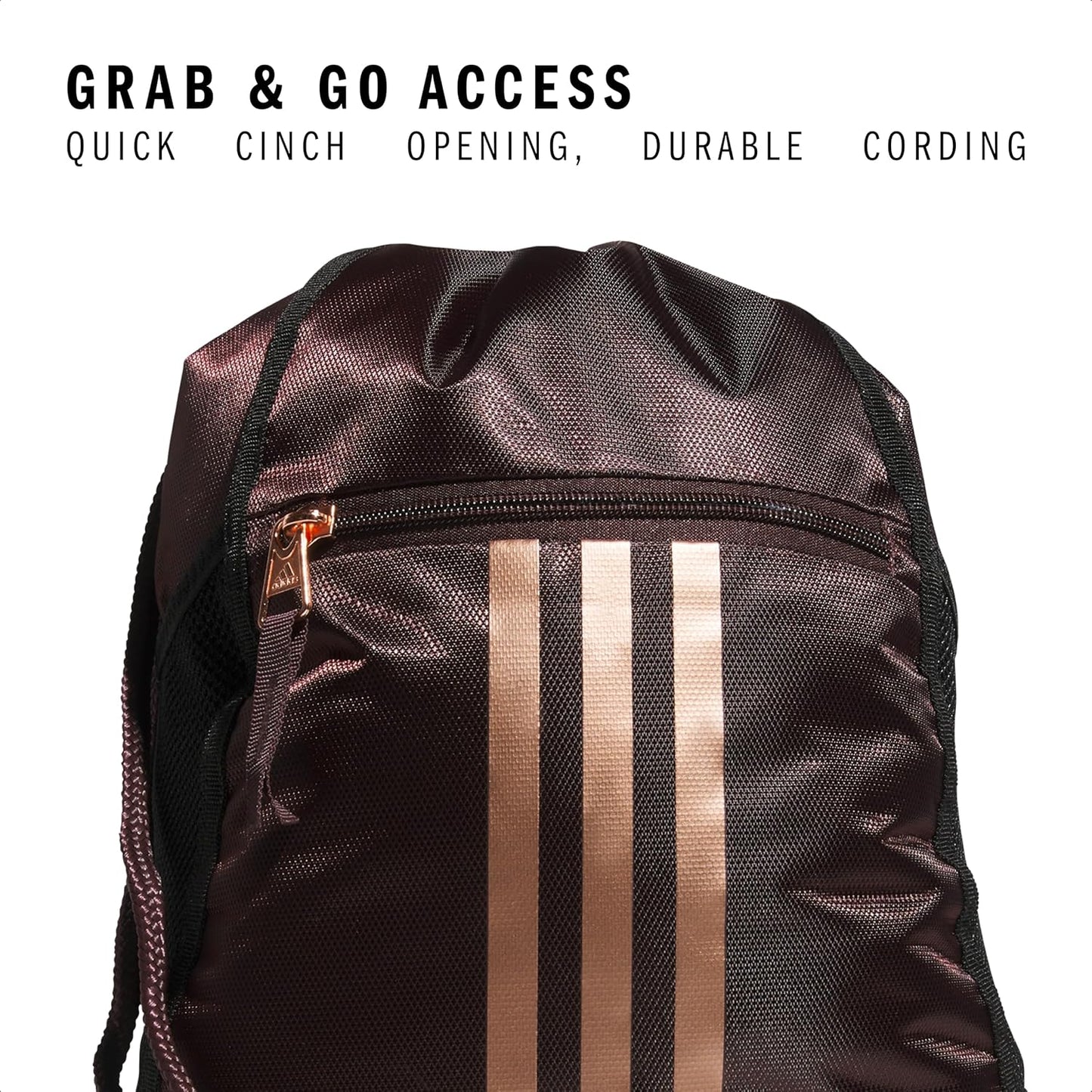 adidas Alliance Sackpack – Drawstring Backpack Small Bag for Men and Women