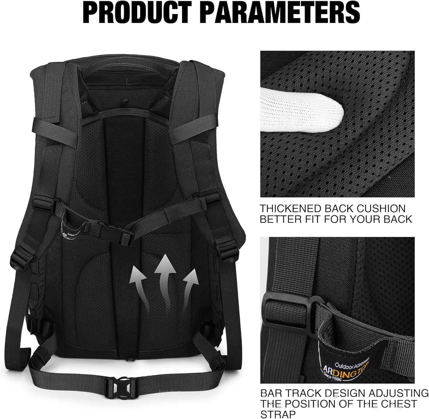 Mardingtop 30L Casual Backpack for Men and Women, Commuter Backpack for Daily Work, Travel
